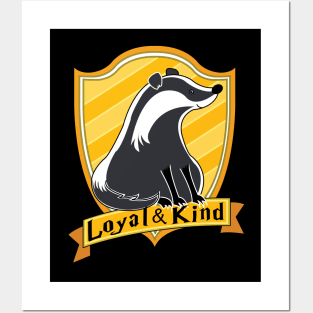 Loyal and Kind Badger Posters and Art